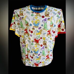 Disney Loungefly Snow White and the Seven Dwarfs Tri-Color Ringer Tee